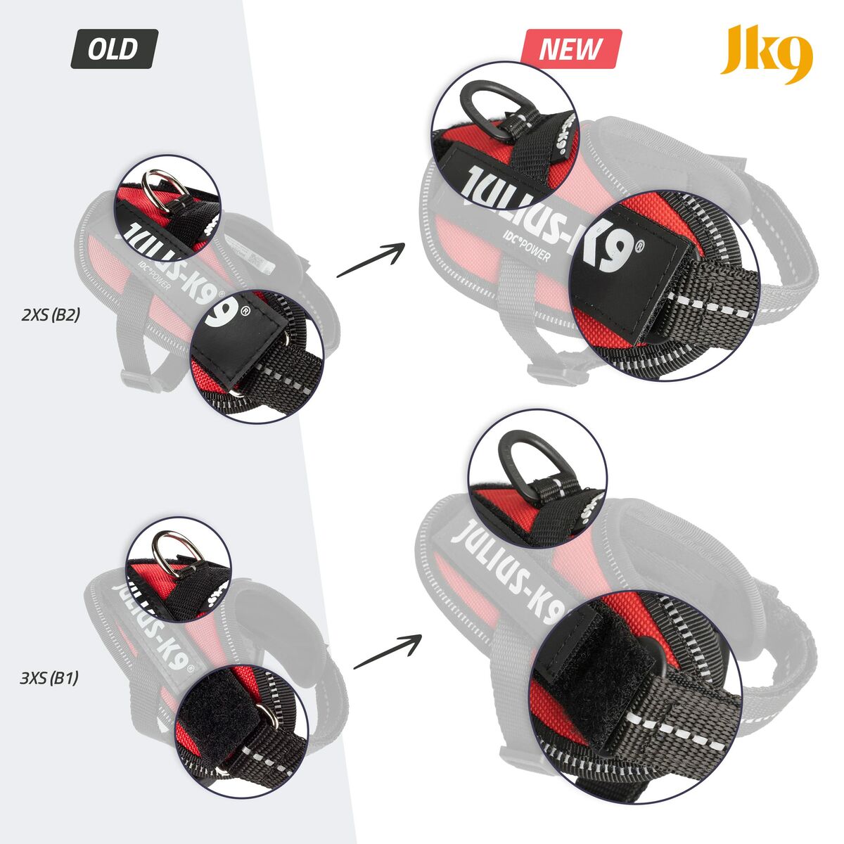 Ham pentru câini Julius K9 IDC Galben M/L